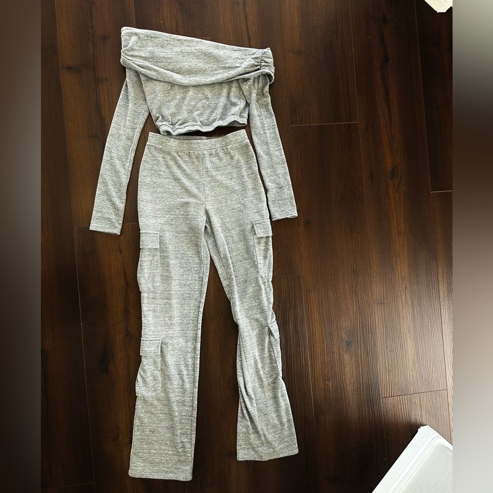 SOLD Lovers and Friends Bari Set in Heather Grey XS - Picture 2 of 6
